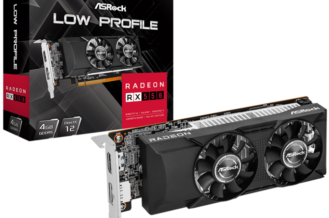 ASRock Radeon RX 550 Low Profile - premiera nowego modelu karty graficznej z wysłużonej generacji Polaris [4]