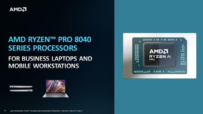 AMD Ryzen PRO 8000 oraz Ryzen PRO 8040 - premiera desktopowych i mobilnych procesorów dla rynku biznesowego [2]