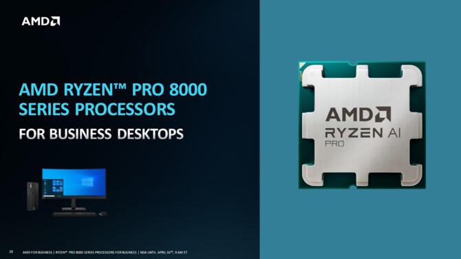 AMD Ryzen PRO 8000 oraz Ryzen PRO 8040 - premiera desktopowych i mobilnych procesorów dla rynku biznesowego [11]