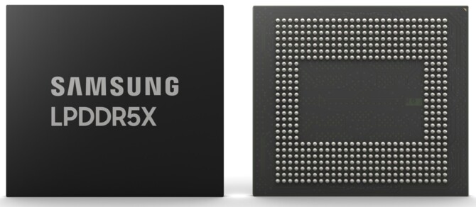 Samsung ogłasza produkcję pamięci RAM LPDDR5X o efektywnej szybkości 10.7 Gbps i jeszcze większej pojemności [1]