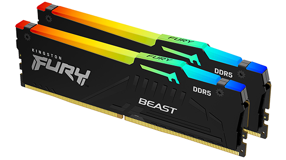 Kingston FURY Beast 2x 8 GB DDR5 RGB 5600 CL40