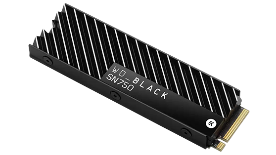 WD BLACK SN750 PCIe 3.0 M.2 SSD 500 GB