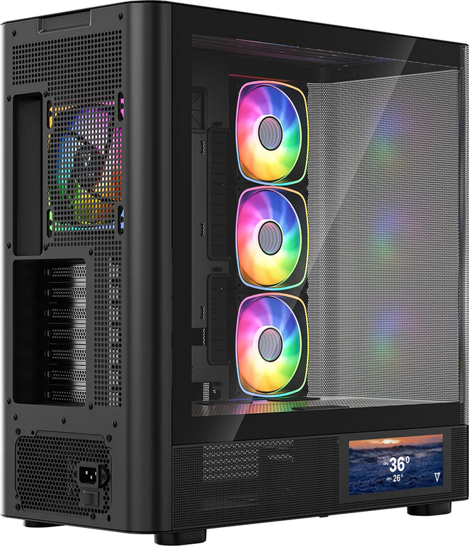 Volcano AQ400 ARGB MIDI Black