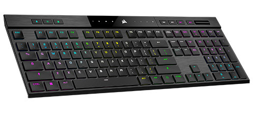 Corsair K100 Air - bezprzewodowa, niskoprofilowa klawiatura