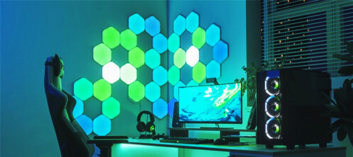 Nanoleaf Shapes Hexagons – Omnidesk