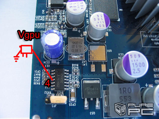 Modyfikacja napięcia GPU na nowym PCB