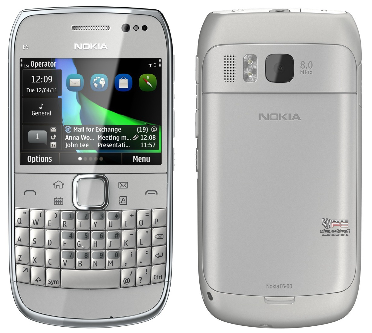 Test smartphone Nokia E6 przemyślany biznes PurePC.pl