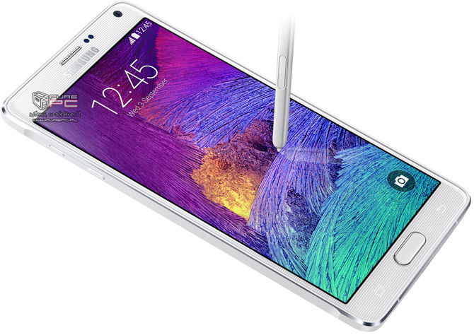 Samsung Galaxy Note 4 - przód, rysik