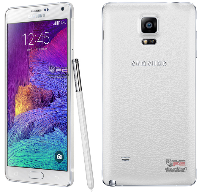 Samsung Galaxy Note 4 - przód, tył, rysik
