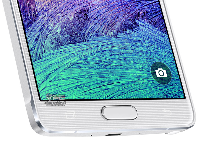 Samsung Galaxy Note 4 - przyciski przednie