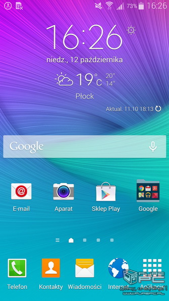 Samsung Galaxy Note 4 - system i interfejs 1 