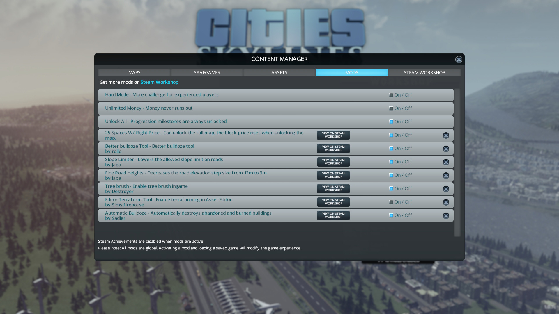 simcity 5 mods bigger map