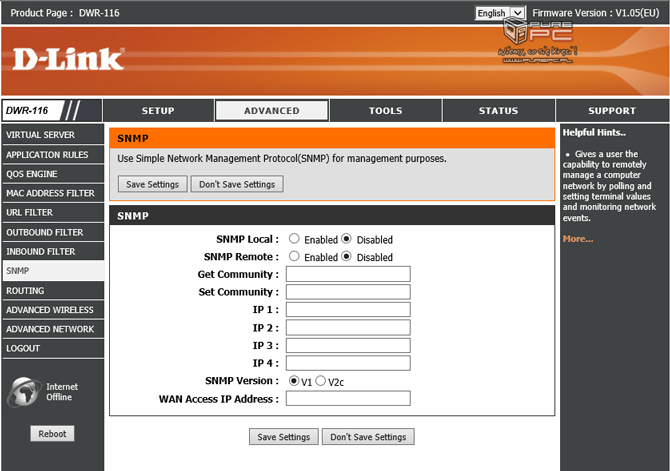 D-Link DWR-116 - software