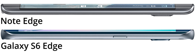 Samsung Galaxy S6 Edge i Samsung Galaxy Note Edge