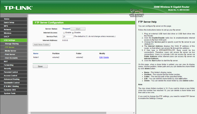 TP-Link WR1043ND - Software