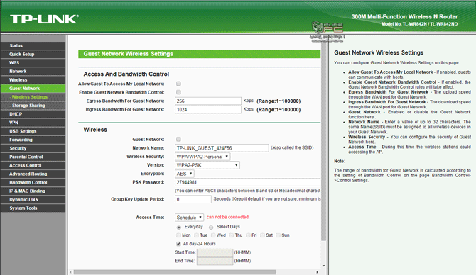 TP-Link WR842ND - Software