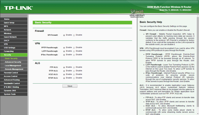 TP-Link WR842ND - Software