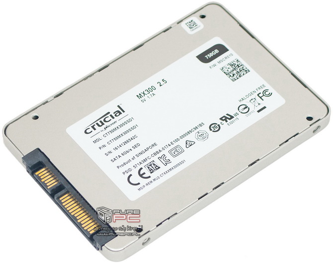 test dysków ssd crucial mx300