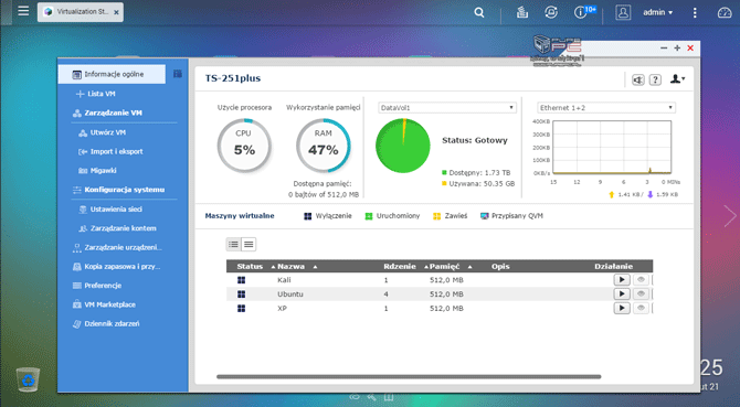 QNAP TS-251+ wielozadaniowy NAS i centrum rozrywki