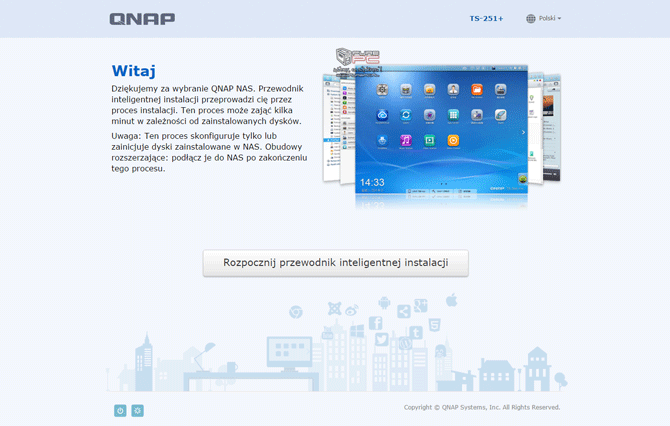 QNAP TS-251+ wielozadaniowy NAS i centrum rozrywki