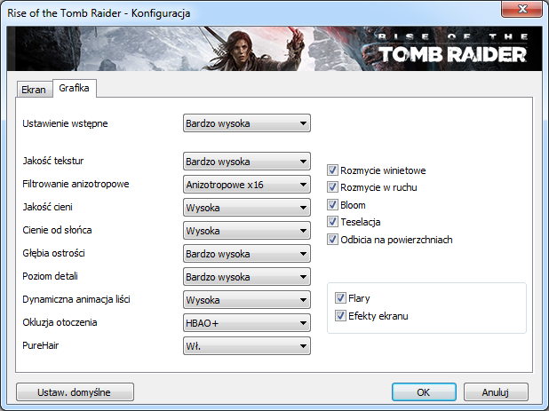 test wydajności rise of the tomb raider pc