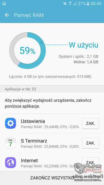 Samsung Galaxy S7 Edge - system i interfejs 23