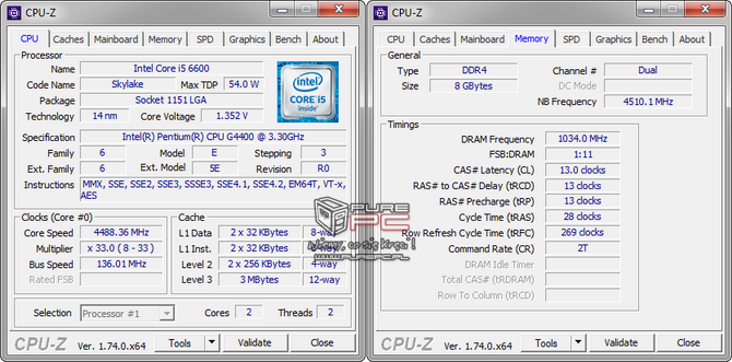 podkręcanie intel pentium G4400