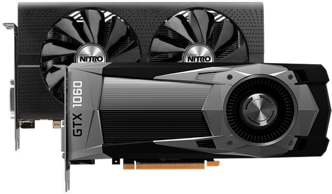 geforce gtx 1060 vs radeon rx 480 na core i5-4460