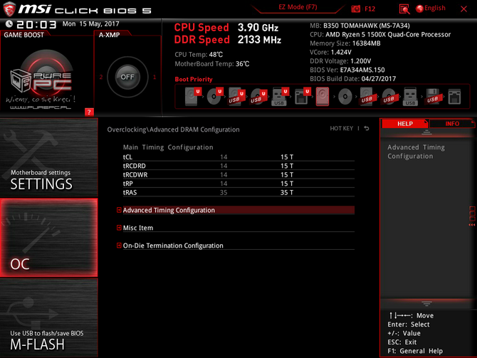 test procesora mad ryzen 5 1500x vs intel core i5-7500