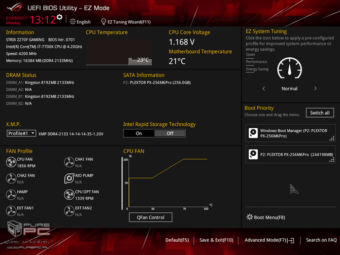 Test płyty głównej ASUS Z270F Strix Gaming