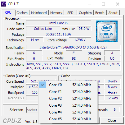 Test procesora Intel Core i5-8600K Rzeźnik zwany Coffee Lake [4]