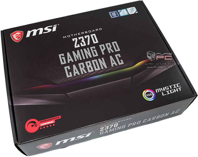 Test płyty głównej MSI Z370 Gaming Pro Carbon AC
