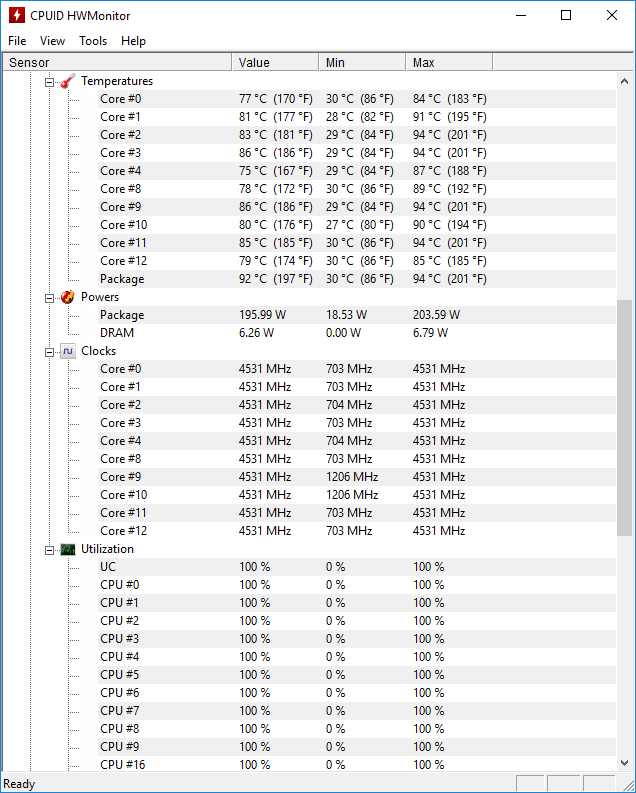 test procesora intel core i9-7900x skylake-x