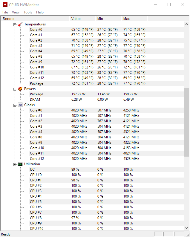 test procesora intel core i9-7900x skylake-x