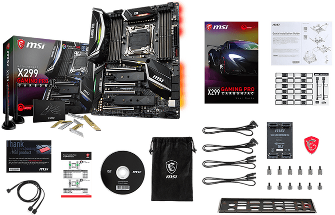 msi x299 gaming pro carbon ac - core i9-7900x