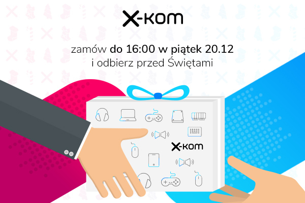 x-kom gwarantuje dostawę zamówień przed Świętami [1]