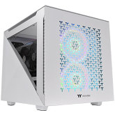 Thermaltake Divider 200 TG - Czarne i białe obudowy typu Cube z hartowanym szkłem dla płyt głównych w formarcie Micro ATX 