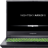 EUROCOM Nightsky ARX315 - laptop do gier z topowym procesorem AMD Ryzen 9 5950X oraz chipsetem B550