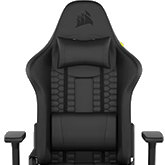 Corsair TC100 Relaxed - a chair for players who require a wider seat, classic design and fabric upholstery
