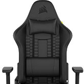 Corsair TC100 Relaxed - fotel dla graczy wymagających szerszego siedziska, klasycznego designu i materiałowej tapicerki