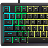 Corsair K55 Core - niedroga, imitująca mechanika klawiatura z personalizowanym 10-strefowym podświetleniem RGB