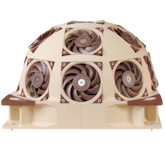 Wyjął szybę z obudowy i zamontował 15 wentylatorów Noctua. Temperatura CPU spadła aż o 20°C