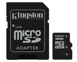 Karty pamięci microSDHC 16 GB od Kingston