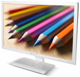 Monitory Packard Bell Maestro 240 LED w białych szatach