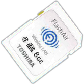 Karta SDHC 8GB z Wi-Fi od Toshiby
