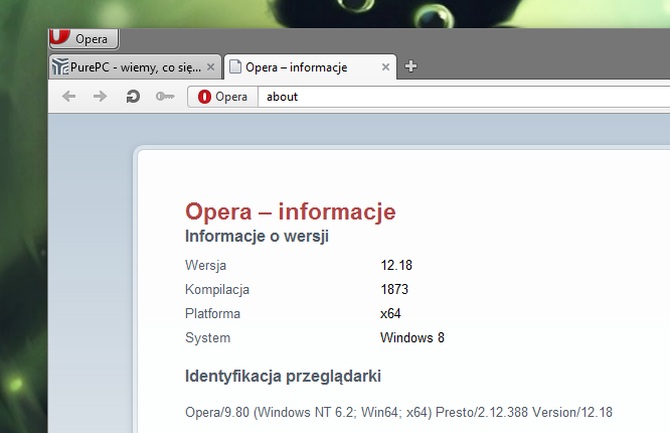 Opera 12.18