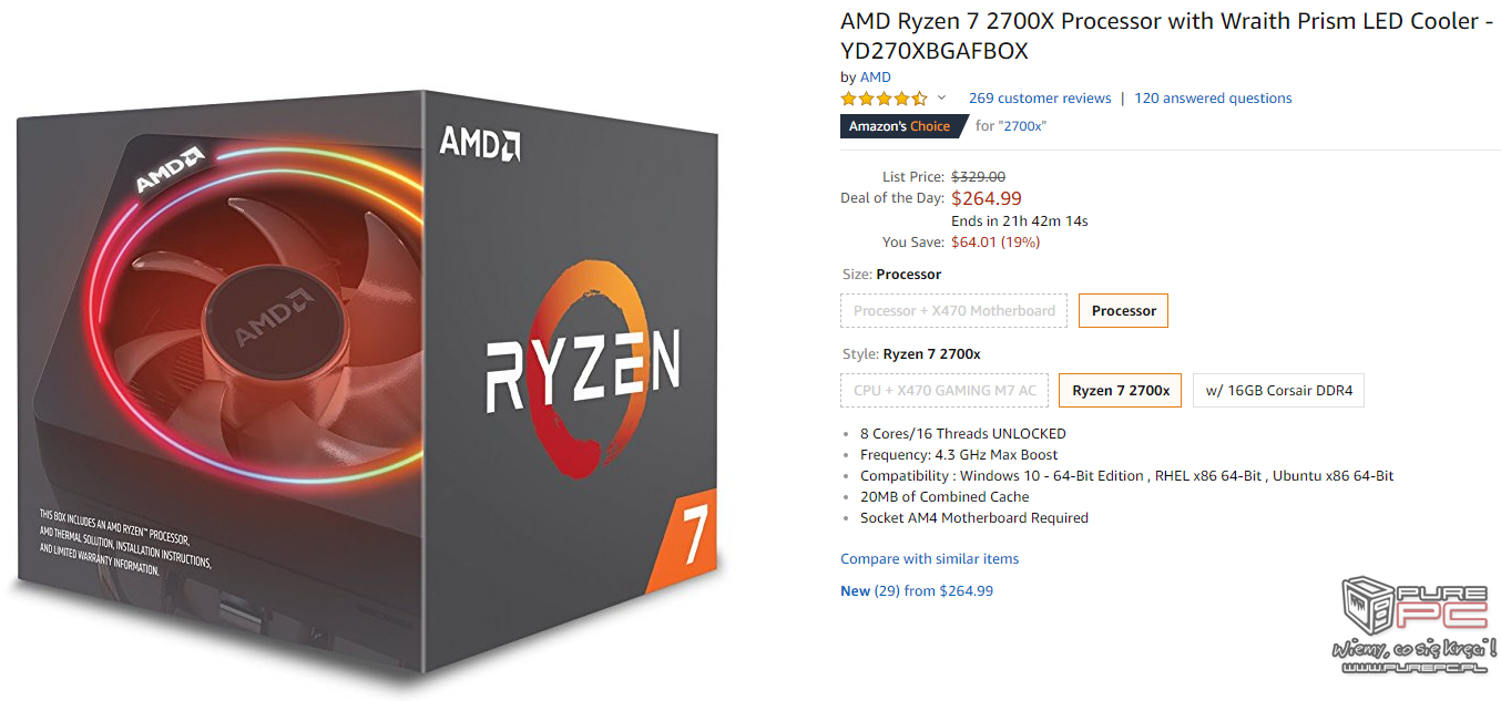 Amd Ryzen 7 2700x Купить