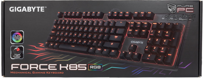 Test Gigabyte FORCE K85 - Tak tanio za mechanika z RGB [nc1]