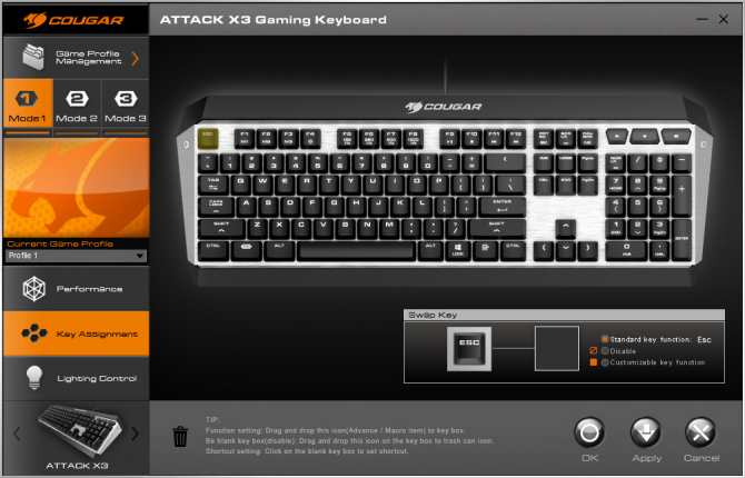 Test Cougar 500M i Attack X3 - Mysz i klawiatura dla graczy [12]