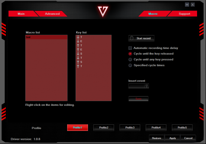 Test myszy Modecom MC-GMX4 i klawiatury Lanparty Volcano [4]